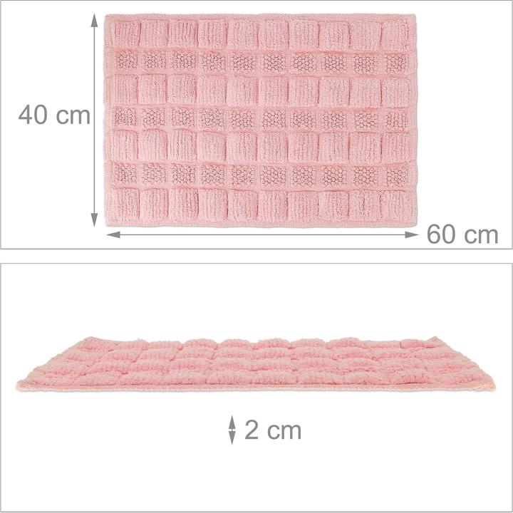 Produktbild Relaxdays Badematte (60 x 40 x 2 cm)