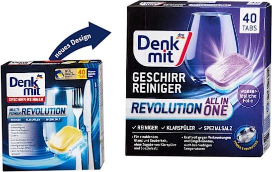 Produktbild dm Denkmit Multi-Power Revolution (Tabs, 40 Waschgänge)