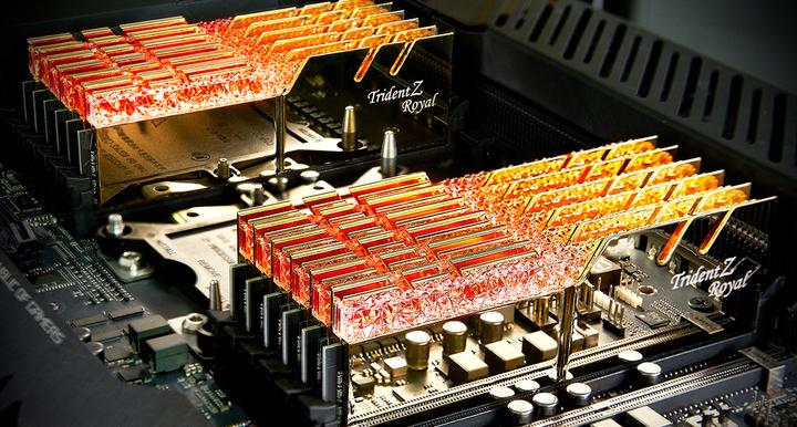 Produktbild G.Skill Trident Z Royal (8 x 32GB, 3600 MHz, DDR4-RAM, U-DIMM)