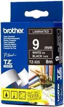 Actual product image Brother Tze-325 (0.90 cm, Black, White)