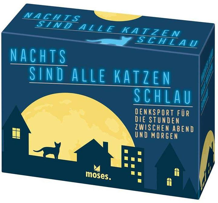 Image du produit La nuit, tous les chats sont intelligents (Allemand)