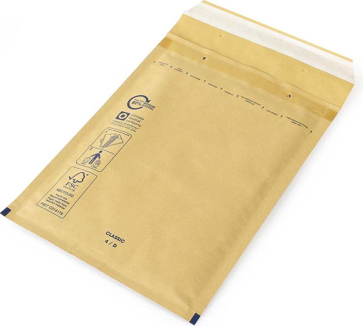 Actual product image Wiltec Bubble Mailer F3 Padded Envelope 220 x 330 mm Inside 240 x 390 mm Outside White