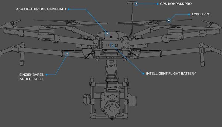 Immagine prodotto DJI Matrice M600 Pro (32 min, 1000 g)