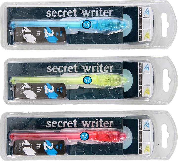 Actual product image Sombo 2 in 1 secret pen (Blue, Yellow, Red, Assorted, 1 x)