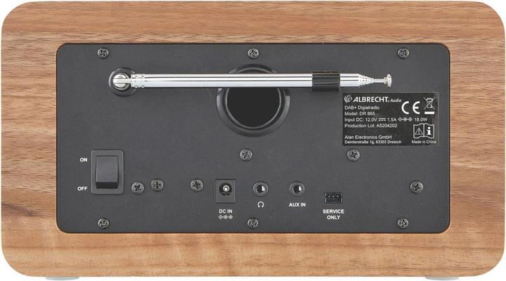 Actual product image Albrecht DR 866 (DAB+, FM, Bluetooth)