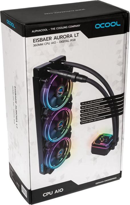 Immagine prodotto Alphacool Eisbaer Aurora LT360 CPU Digital RGB Sistema di raffreddamento ad acqua completo