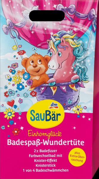Produktbild dm SauBär Kinder Badezusatz Wundertüte Einhornglück
