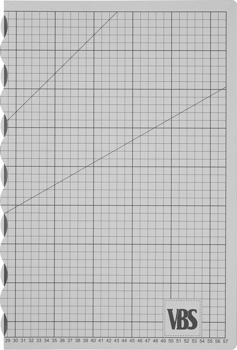 Produktbild VBS Faltbare Schneidematte "Cool Grey", selbstheilend (59.4 x 42 cm)