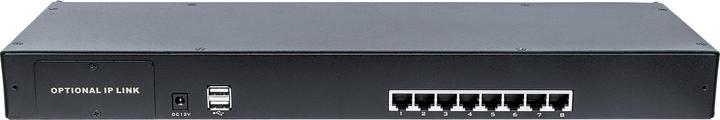 Productafbeelding Intellinet Modulaire 8-poorts KVM-switch met Cat5/VGA-interface Voor gebruik met LCD-console in rek...