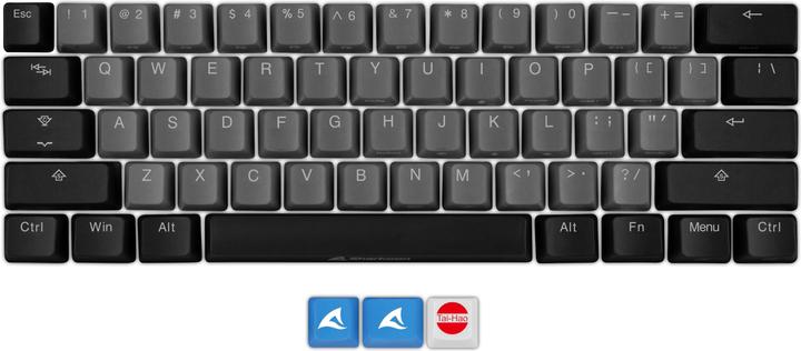 Produktbild Sharkoon SAC20 S4 PBT ANSI US