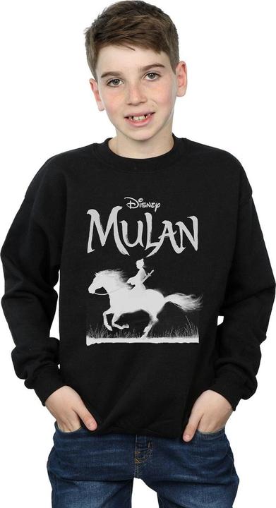 Actual product image Disney Boys Mulan Movie Mono Horse Sweatshirt (152, 158)