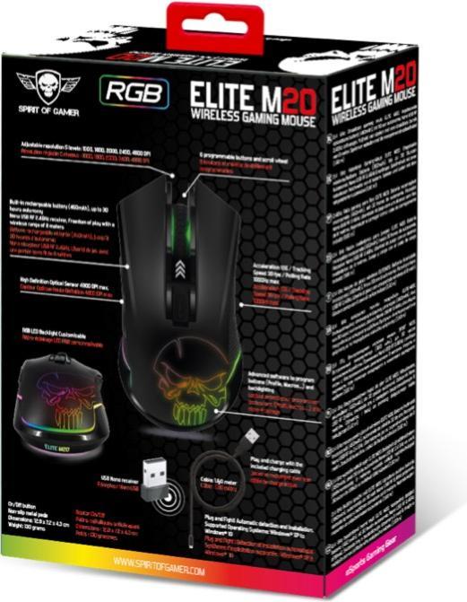 Image du produit Spirit Of Gamer Elite M20 (Sans fil)