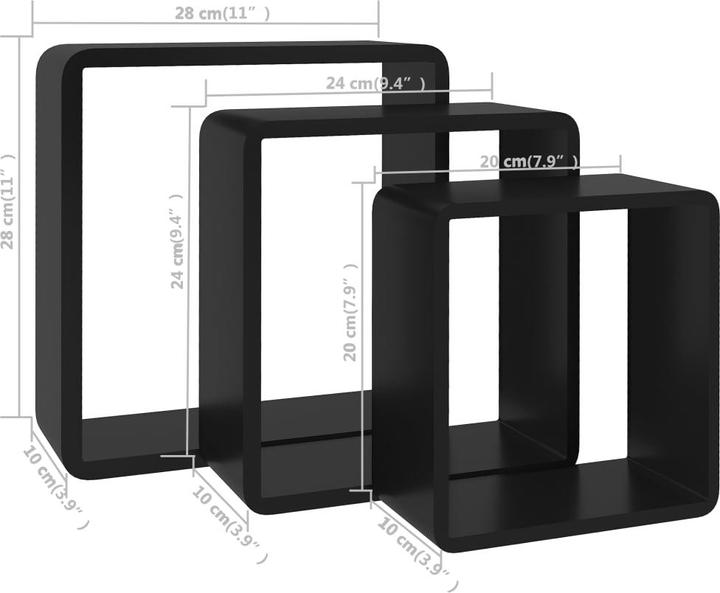 Image du produit VidaXL Gabriela (28 x 10 x 28 cm)