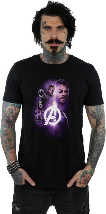 Immagine prodotto Maglietta Uomo Avengers Infinity War Thor Guardians Team Up (L)