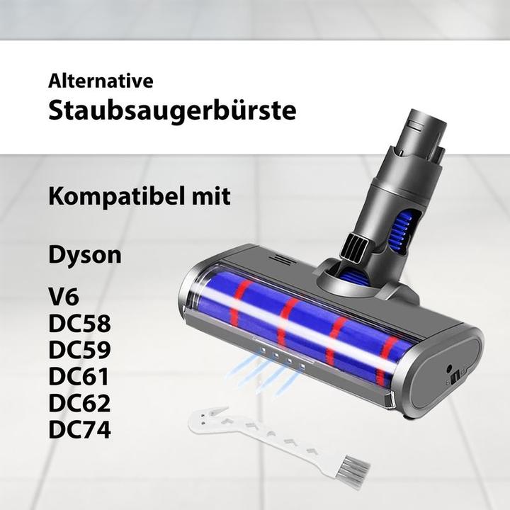Actual product image Hermex Alternative Staubsaugerbürste Dyson V6 DC58 DC59 DC61 DC62 DC74