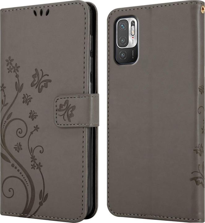 Actual product image Cadorabo Case Flower Book (Xiaomi Poco M3 Pro 5G, Xiaomi Redmi Note 10 5G)