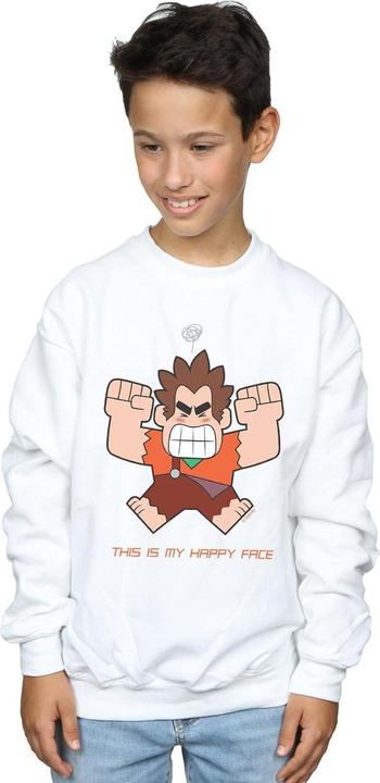 Actual product image Disney Boys Wreck It Ralph Happy Face Sweatshirt (152, 158)