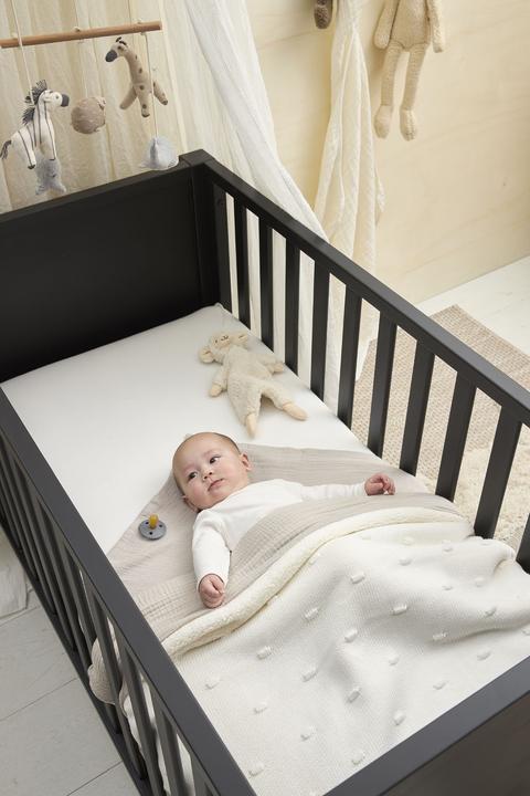 Actual product image Meyco Knots teddy baby blanket large