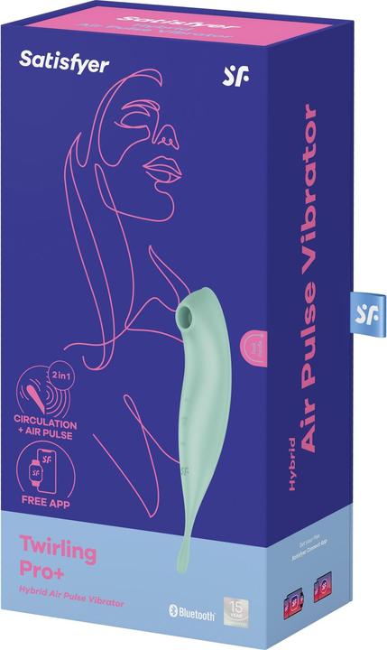 Actual product image Satisfyer Twirling Pro Connect App - Mint