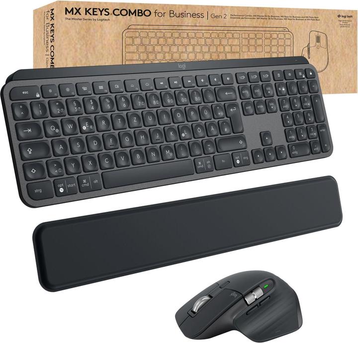 Logitech MX Keys Combo for Business Gen 2 (CH, Kabellos)