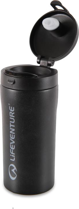 Productafbeelding Lifeventure Flip-Top Thermische Mok, Mat Zwart (0.30 l)