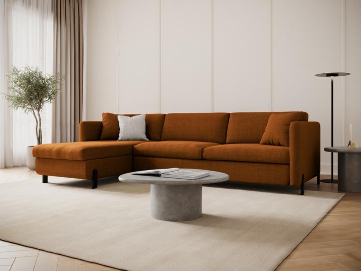 Actual product image Micadoni Left Corner Sofa With Bed Function And Box, "Gloria", 4 Seats, 260x170x80Made in Europe (Corner sofa)