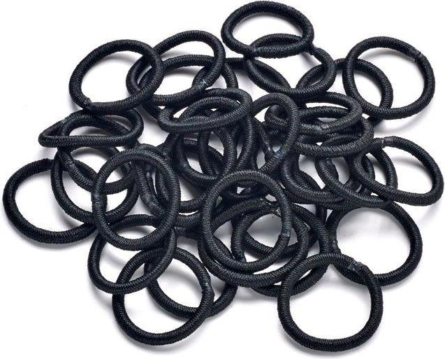 Produktbild Trisa Mini Haargummis 15 mm schwarz 40 Stk. (Haargummi)