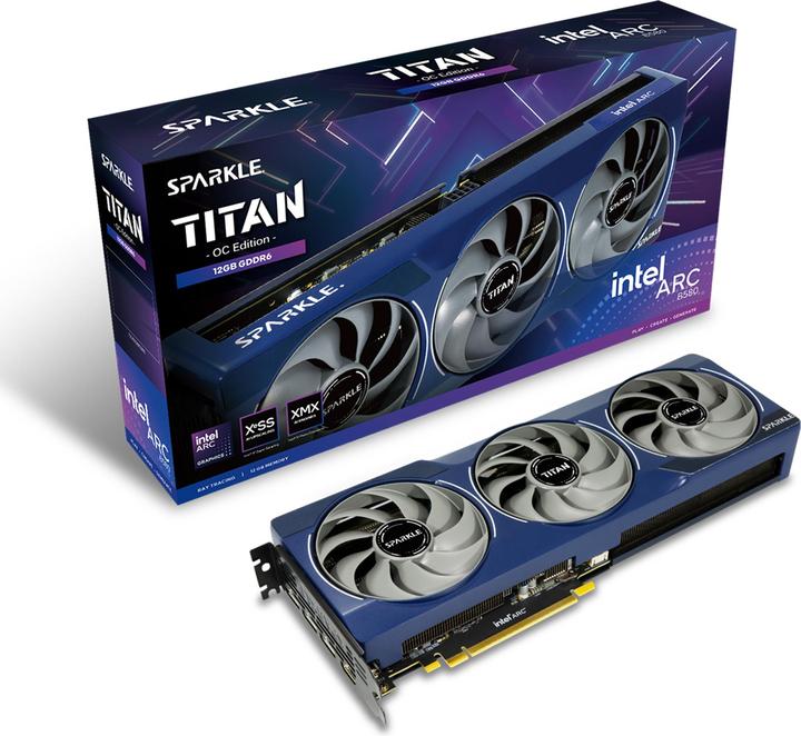 Actual product image Sparkle Intel Arc B580 Titan OC (12 GB)
