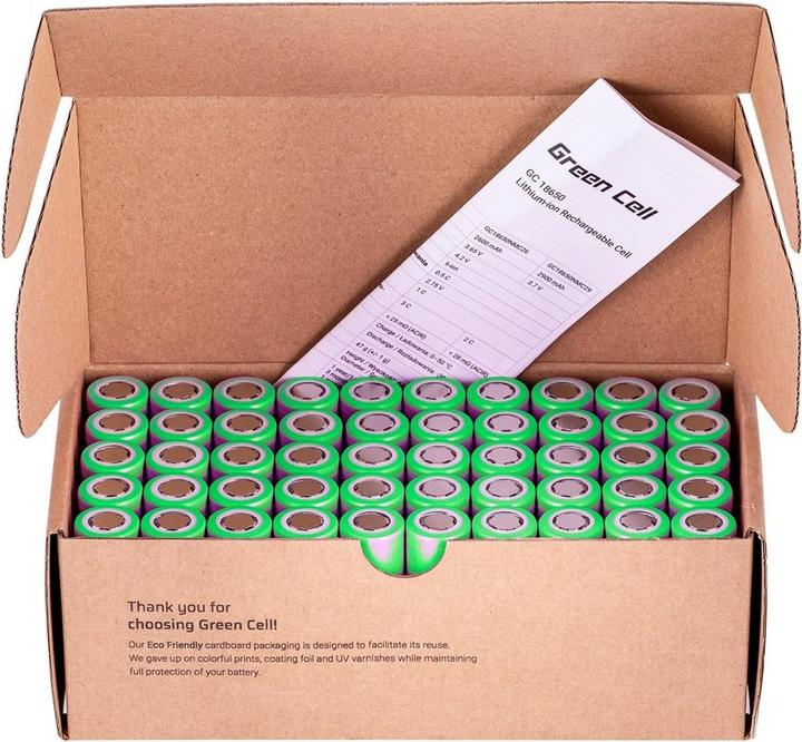 Produktbild GreenCell 18650 (50 Stk., 18650, 2900 mAh)
