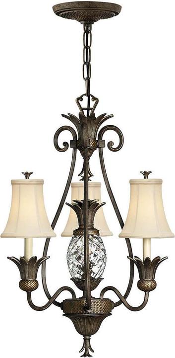 Produktbild Elstead Lighting Plantation Kronleuchter E14 4-fach Perle Bronze (54.60 cm)