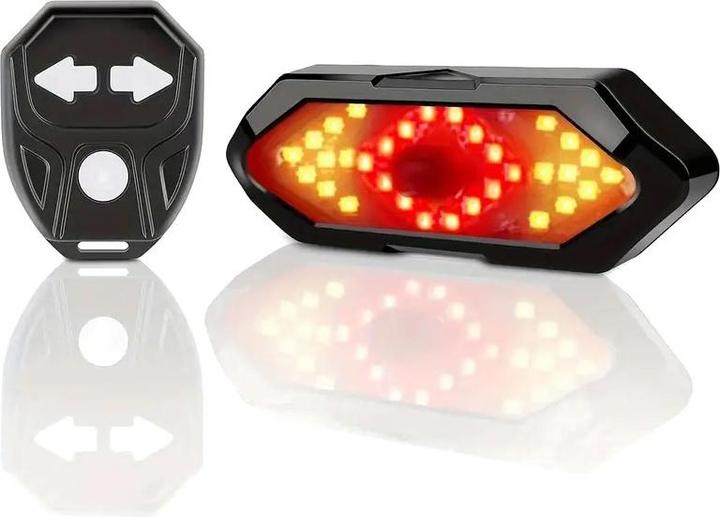 Actual product image Cbx Fahrrad-Rücklicht mit Blinker, Fahrradlicht mit Blinker, Fahrradblinker