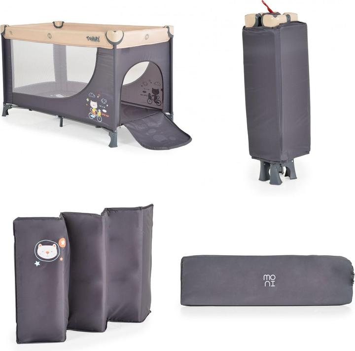 Image du produit Moni lit de voyage Tommy, 2 niveaux