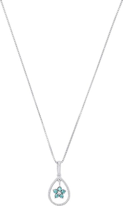zz_ArchivedByPCD_Amor Schmuck_zu_Amor Amor Halsschmuck für Damen, 925 Sterling Silber, Zirkonia synth. | Blume (Silber 925)