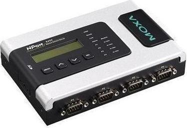 Immagine prodotto Moxa NPORT 6450 - Server di porte seriali sicure a 4 porte da RS-232422485 a Ethernet