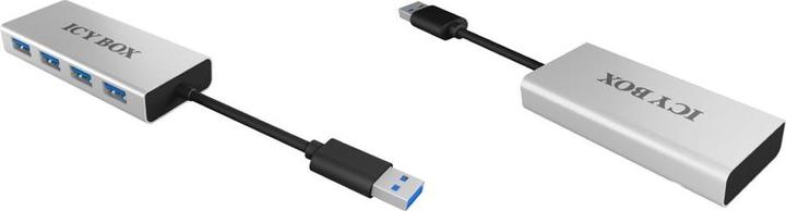 Produktbild Icy Box Raidsonic IB-AC6104 4 neue USB 3.0-Geräte (USB-A, 4 Ports)
