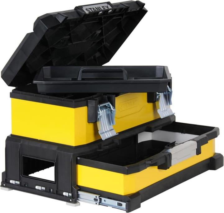 Stanley Werkzeugbox MetallKunststoff mit integrierter Schublade (1 Teile)