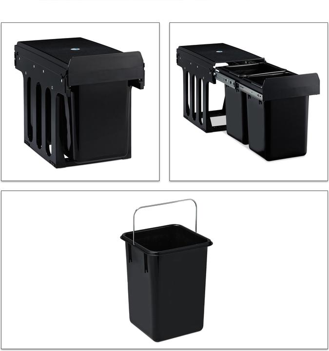 Produktbild Relaxdays Einbaumülleimer (8 l)
