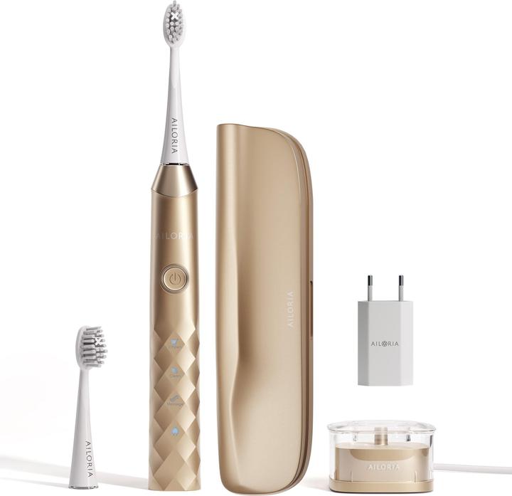 Actual product image Ailoria Shine Bright Gold Sonic Toothbrush (Sonic toothbrush)