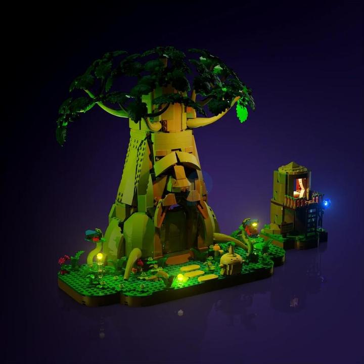 Actual product image Light my bricks LMB 2.0 LED Light Set for LEGO 77092 The Legend of Zelda - Deku Tree 2-in-1