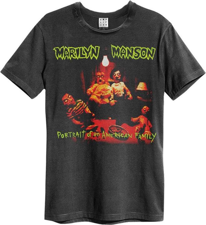 Immagine prodotto Amplified Portrait of an American Family Maglietta Marilyn Manson Adulto Unisex (M)