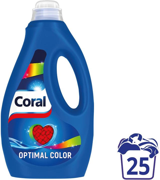Actual product image Coral Optimal Color (25 Washing cycles, Liquid detergent)