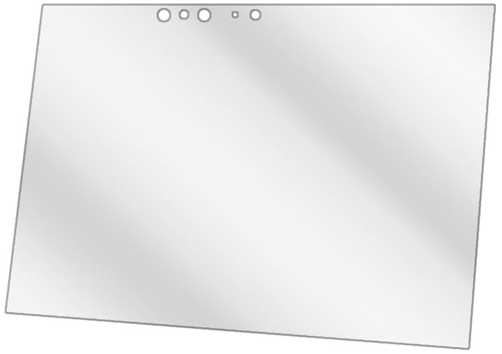 Actual product image Dipos Screen Protector Crystalclear (2 Piece, Toshiba Portégé X20W)