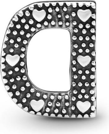 Actual product image Pandora Letter D Charm (Silver)