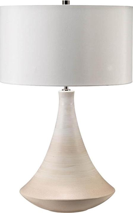 Produktbild Elstead Lighting Pinner Tischleuchte E27 Zartes Rosa und Mattes Creme Creme, Made in UK (E27)