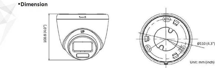 Immagine prodotto Hikvision DS-2CD1327G0-L (2.8mm) (C) LAN IP Surveillance Camera 1920 x 1080 Pixel (1920 x 1080 Pixels)