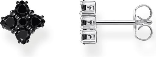 Produktbild Thomas Sabo Ohrstecker in 4-eckigem Design (925 Sterlingsilber, Geschwärzt)