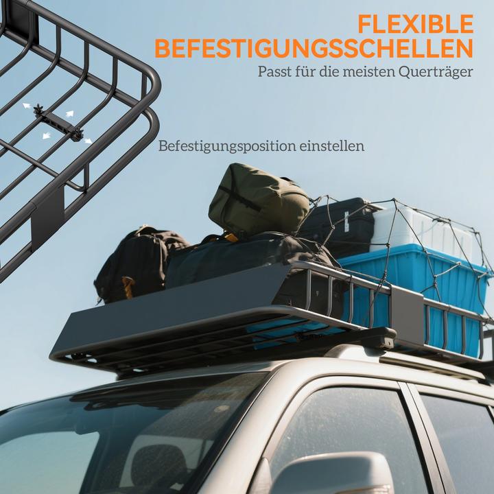 Produktbild Homcom Dachträger Stahl Schwarz