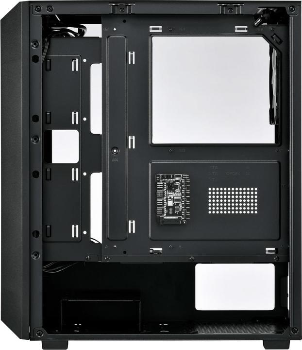 Actual product image Fortron FSP Geh Midi CMT218 ATX/M-ATX/M-ITX/ARGB o.N. Black retail (ITX, mATX)