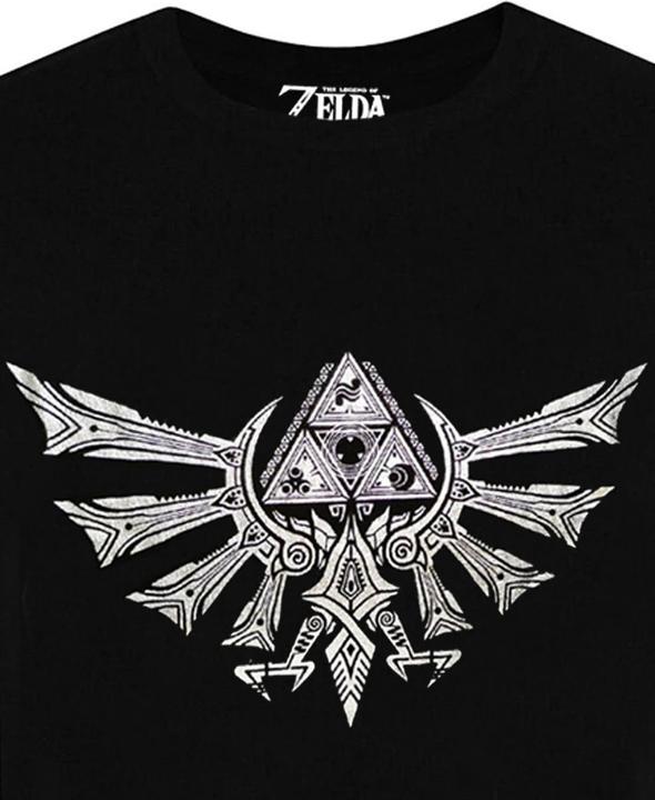 Actual product image The Legend of Zelda Mens Logo Short-Sleeved T-Shirt (3XL)