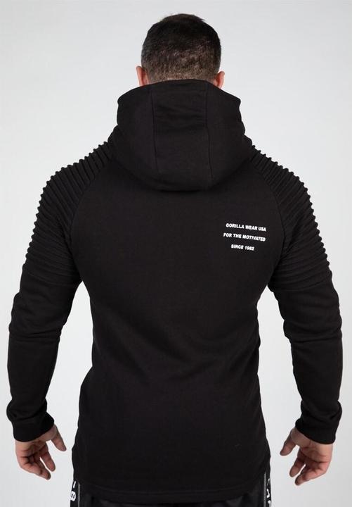 Immagine prodotto Gorilla Wear Felpa con cappuccio Delta Nero (XXL)
